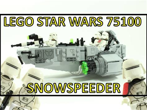 Lego Star Wars The Force Awakens First Order Snowspeeder 75100 Unboxing