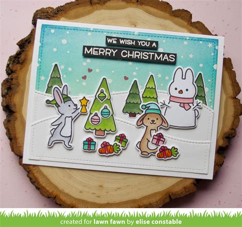 Whimsipost Snow Bunnies Stamptember Exclusive