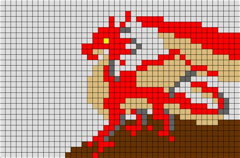 Detailed Dragon Pixel Art Grid Pixel Art Grid Gallery Images And