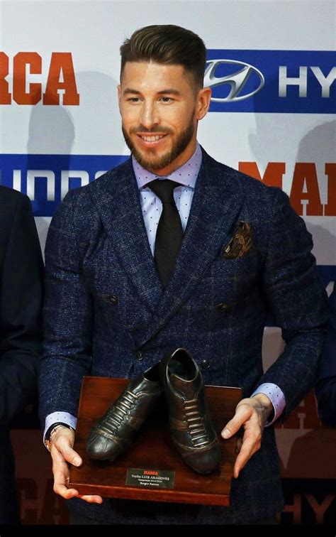 Sergio Ramos In Lovely Jacket Tweed Soccer Players Haircuts Trendy
