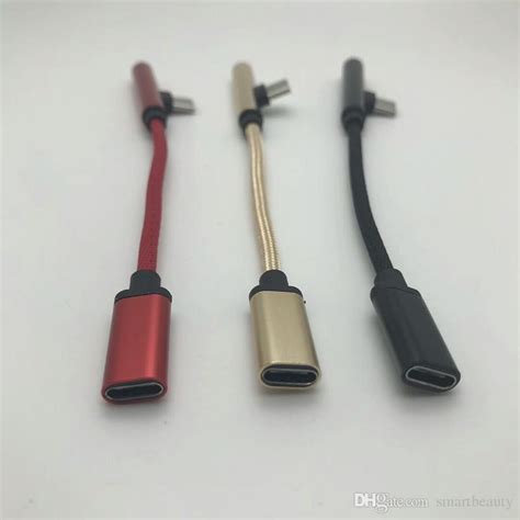 2 In 1 Usb 31 Type C Male To Female 35mm Jack Audio Aux Headphone