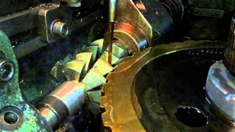 Hobbing Process On Gear Hobber Youtube