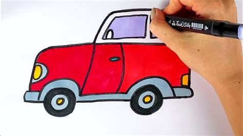 Vẽ Xe ô Tô Cho Trẻ Em Bolalar Uchun Mashinalar Chizish Youtube