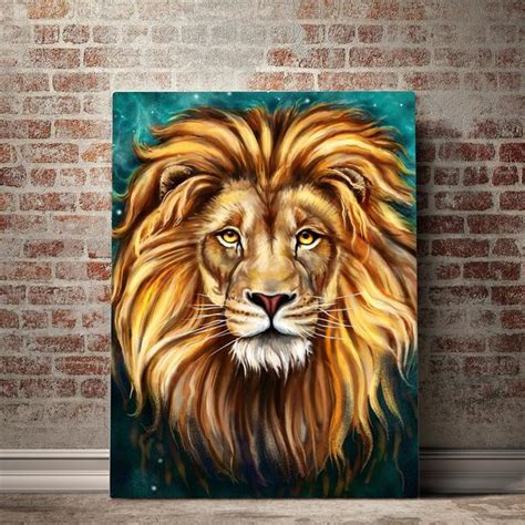Transporting paintings on bumpy roads exposes them to damaging shock and vibration. Lion Painting Canvas Set - Canvas Freaks