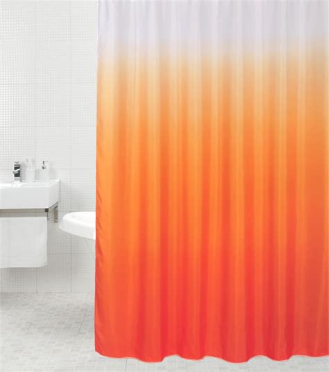 You can find luxury fabric shower curtains, luxury curtains uk and so on at curtainsmarket.com, which can decorate your bathroom and make it elegant and luxurious. Shower Curtain Magic Orange 180 x 200 cm