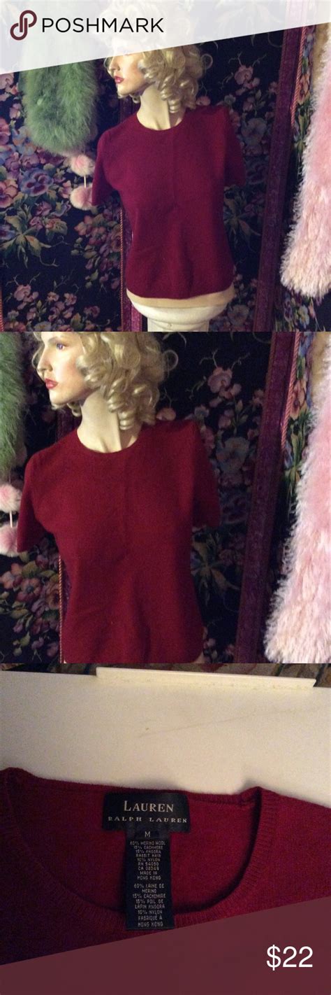 Selling This Cranberry Wool And Cashmere Sweater On Poshmark My Username Is Patriciamildred