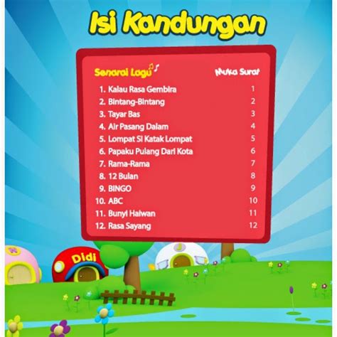 Didi & friends — didi rescue squad: Anugerah Terindah Gallery: DIDI & FRIENDS - Buku Lirik ...