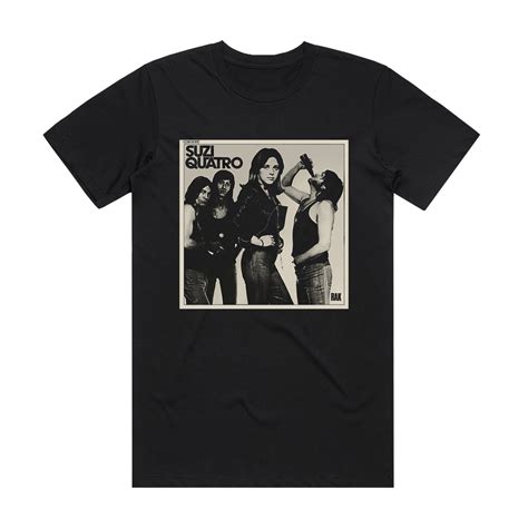 Suzi Quatro Suzi Quatro Album Cover T Shirt Black Album Cover T Shirts