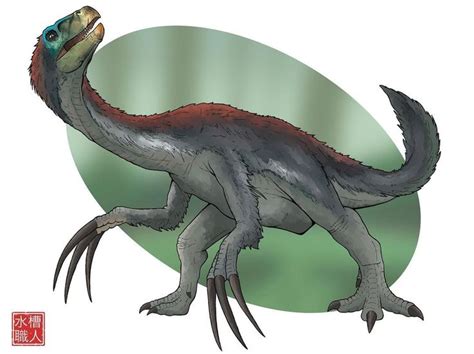 An Image Of A Dinosaur With Long Legs
