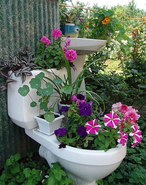 Best 2089 Odd Planters Garden Pots Images On Pinterest Gardening