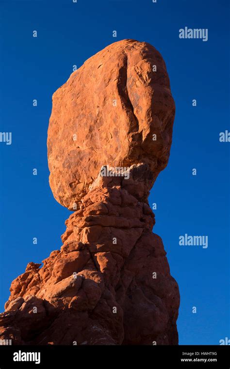 Balanced Rock Arches National Park Utah Stock Photo Alamy