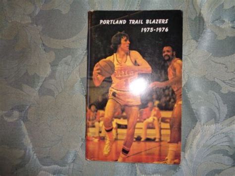 1975 76 portland trail blazers media guide yearbook bill walton 1976 program ad ebay