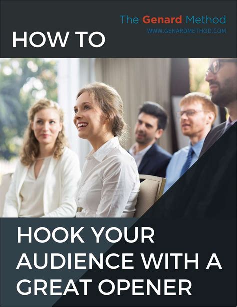 How To Hook Your Audience With A Great Opener Free Tips And Tricks Guide