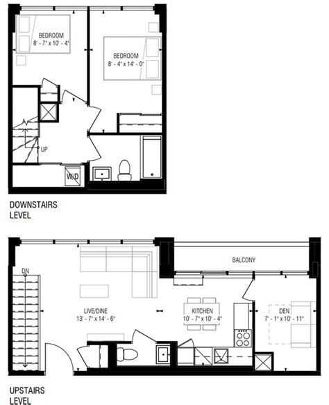 Transit City 3 East Condos By Centrecourt Suite 809 Floorplan 2 Bed