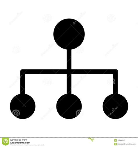 Chain Of Command Icon Stock Vector Illustration Of Connection 102446747
