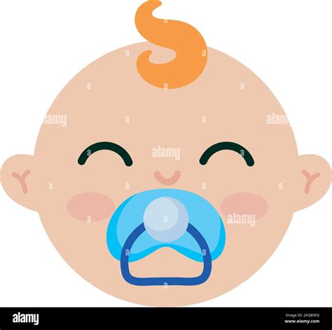 Cute Baby Boy Face Stock Vector Image And Art Alamy