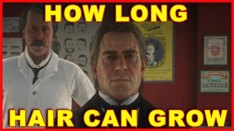 How Long Your Beard And Hair Can Grow In Red Dead Redemption 2 Youtube