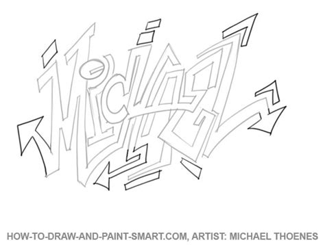 How To Draw Graffiti Letters Write Your Name In Graffiti
