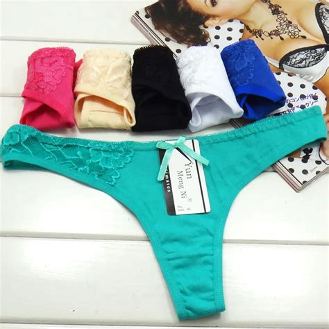 Buy Women Sexy G Strings Thongs Strings Cotton Woman Underwear Intimates