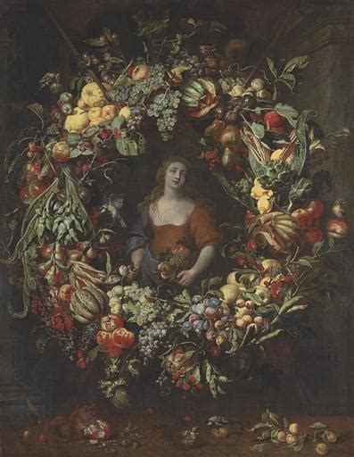 Frans Snyders Pomona Encircled By A Garland Of Fruit Mutualart