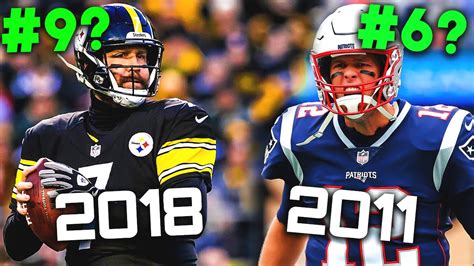 Ranking The 10 Best Seasons For Nfl Quarterbacks Over The Past Decade