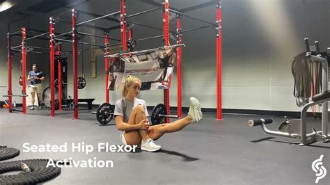 Seated Hip Flexor Activation Youtube