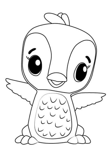 Dibujos de Mouseswift Hatchimals para Colorear para Colorear, Pintar e