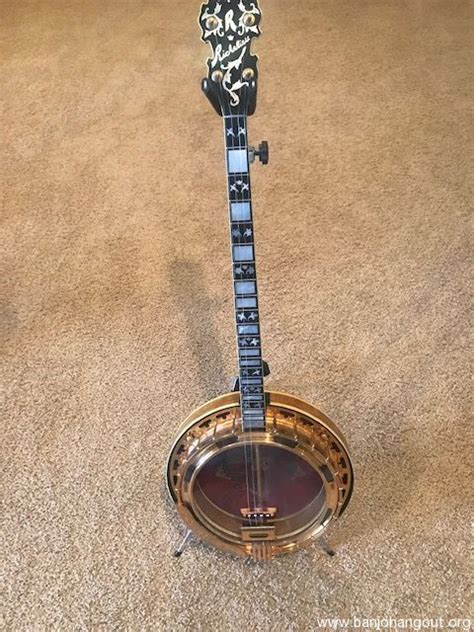 Ornate Richelieu 6042 Custom Plectrum Banjo Beautiful Used Banjo For