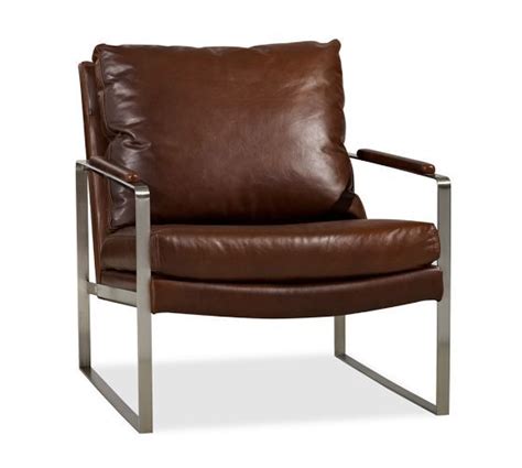 Clarke Leather Armchair Leather Living Room Furniture Leather