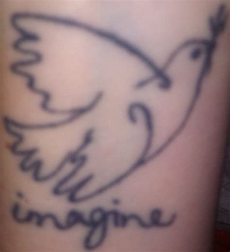 Imagine Argentina Joejoesdojo Peace Dove Tattoos Dove Tattoo Tattoos