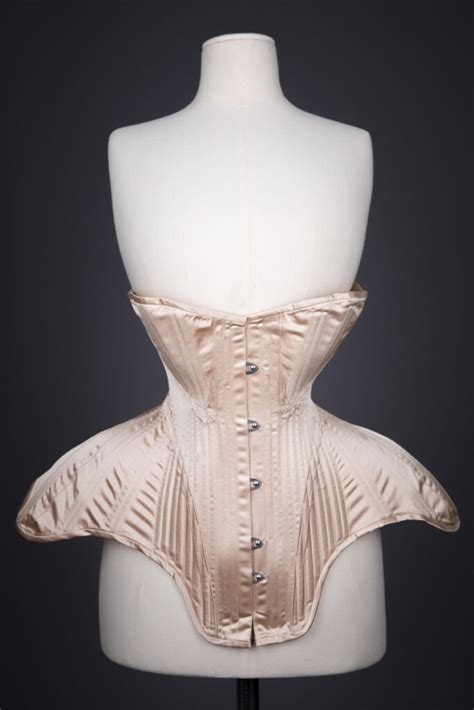 Silk Edwardian Style Corset By Sparklewren The Underpinnings Museum