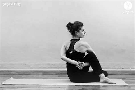 Matsyendrasana Seated Bound Twist Yogea Innovative Yoga