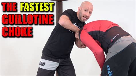 Flying Guillotine Choke With A Standing Finish Youtube