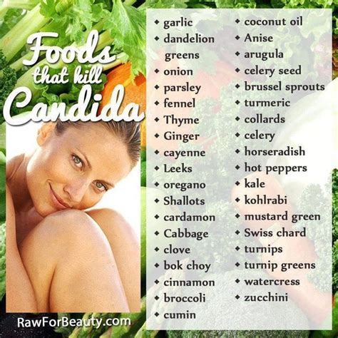 Foods That Kill Candida Aka Yeast Garlic Dandelion Onion Parsley Fennel
