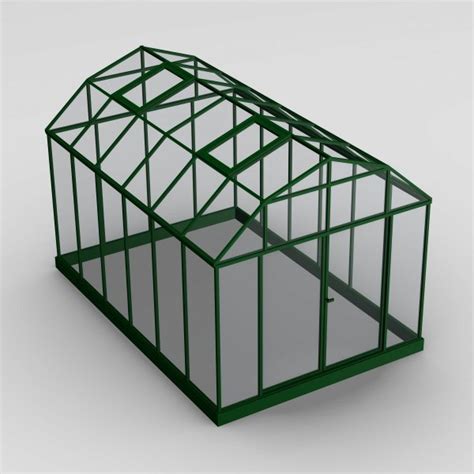 House Green Greenhouse 3d Model