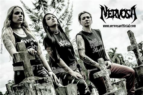 Pin By Sole Romay On Nervosa Thrash Thrash Metal Metal Girl Heavy