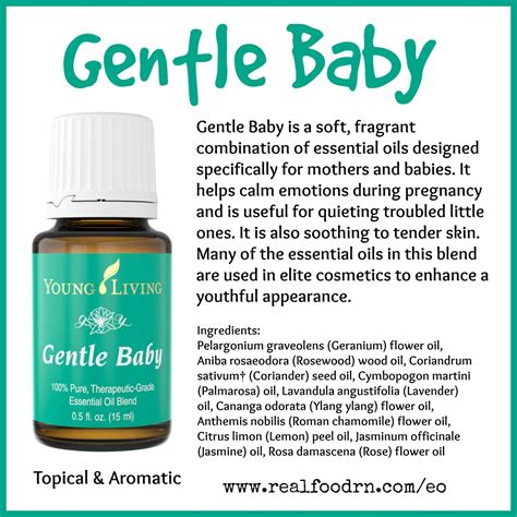 Gentle Baby Essential Oil Pin Essential Oils For Babies Essential