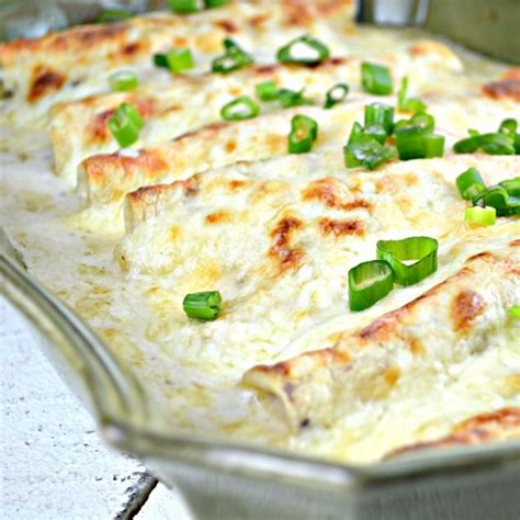 Maybe you would like to learn more about one of these? White Chicken Enchiladas with Sour Cream Sauce - Gonna ...