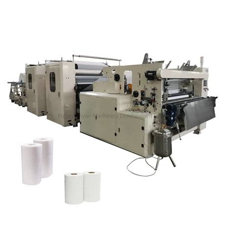 High Quality Automatic Kitchen Towel Maxi Roll Paper Making Machine China Maxi Roll Machine