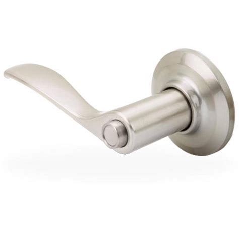 Shop Yale Security Yh Norwood Satin Nickel Push Button Lock Privacy