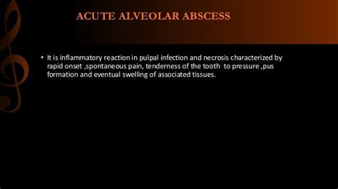 Acute Alveolar Abscess