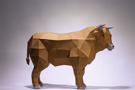 Cow Paper Craft Digital Template Gráfico Por Lpobject · Creative Fabrica