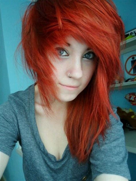 60 Cute Emo Hairstyles What Do You Think Of Emoscene Hair Red Scene Hair Emo Hair Black