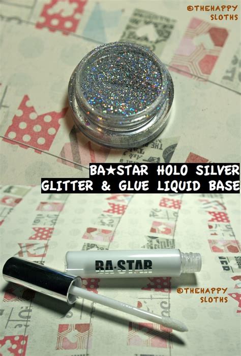 Ba Star Holo Silver Glitter And Glue Liquid Base Review And Swatches