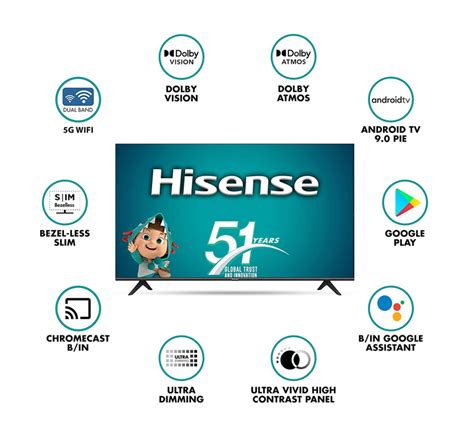 Hisense 108 Cm 43 Inches 4k Ultra Hd Smart Certified Android Led Tv