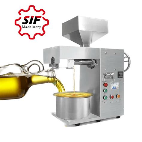 Sif Stainless Steel Kg Output Olive Oil Presser China Oil Expeller And Oil Press Machine