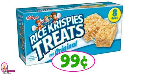 Rice Krispies Treats Just 99¢ At Winn Dixie