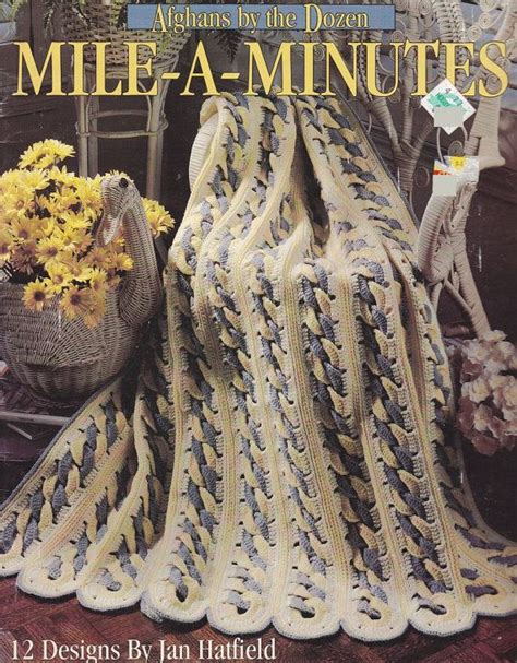Mile A Minuteafghancrochetpatterns12bypaperbuttercup Crochet