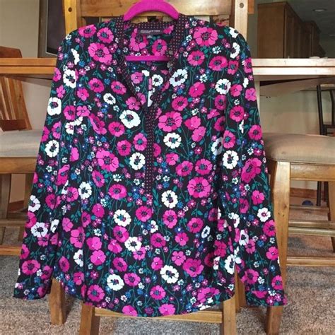 Jones New York Popover Floral Top With Images Floral Tops Jones