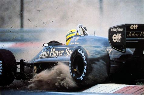 Man That Man Was Good Ayrton Senna In The Lotus 98t At The 1986